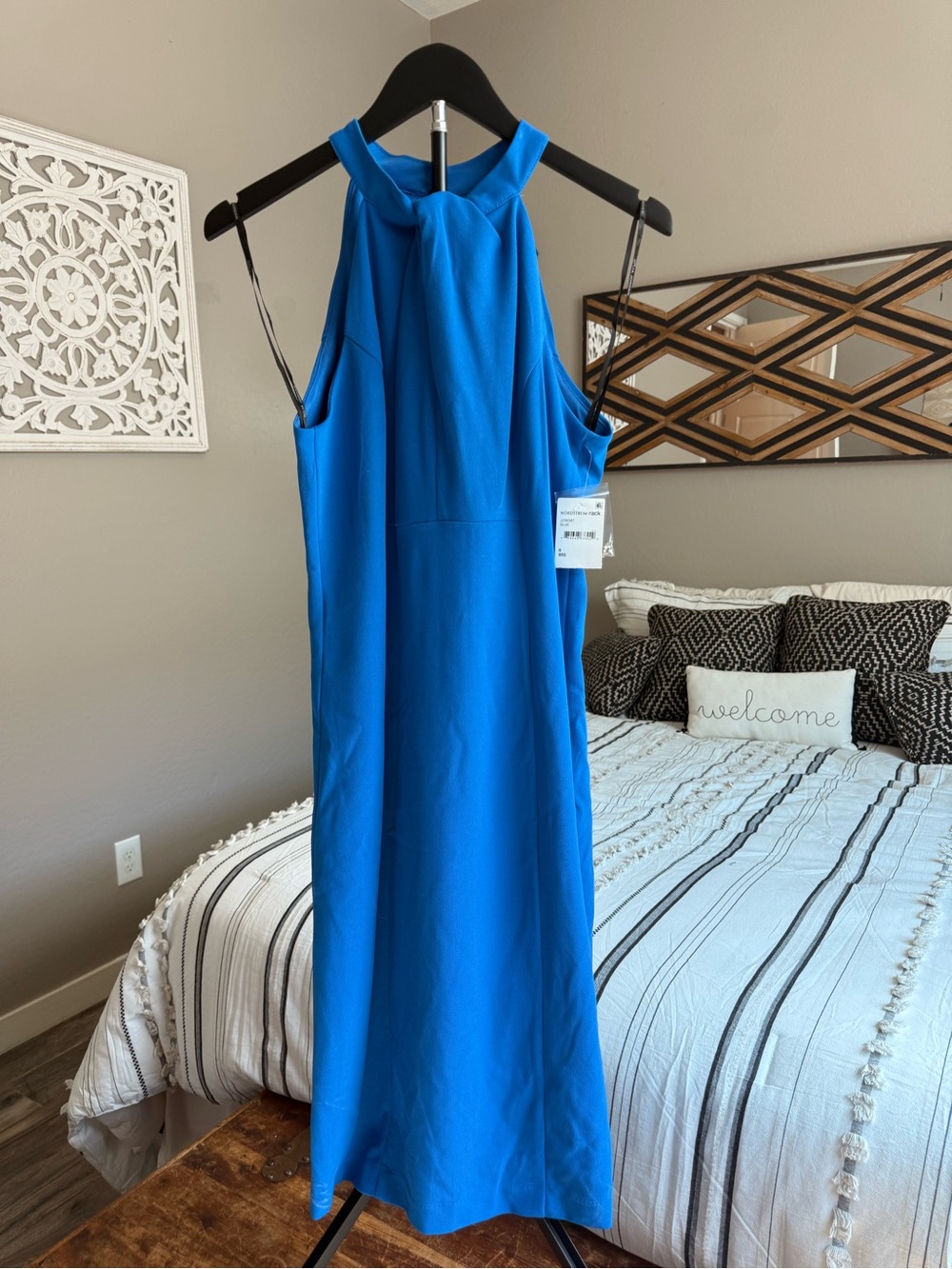 julia jordan Halter Maxi Dress in Bright Blue